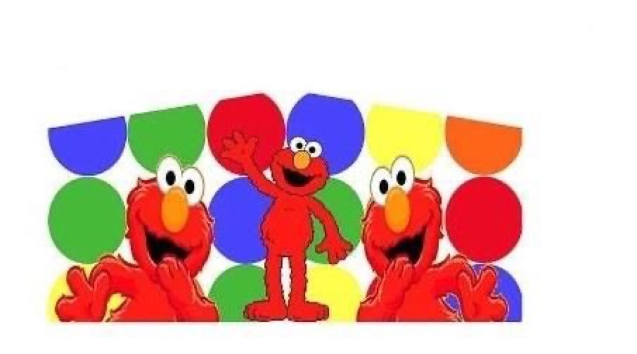 Elmo bounce house theme banner